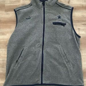 Puma Dallas Cowboys Vest size Large